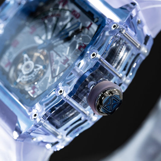 Pure and pristine crystal meets dreamy purple...who does it remind you of?