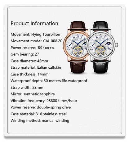 HAOFA 1016 Tourbillon Power Reserve Display