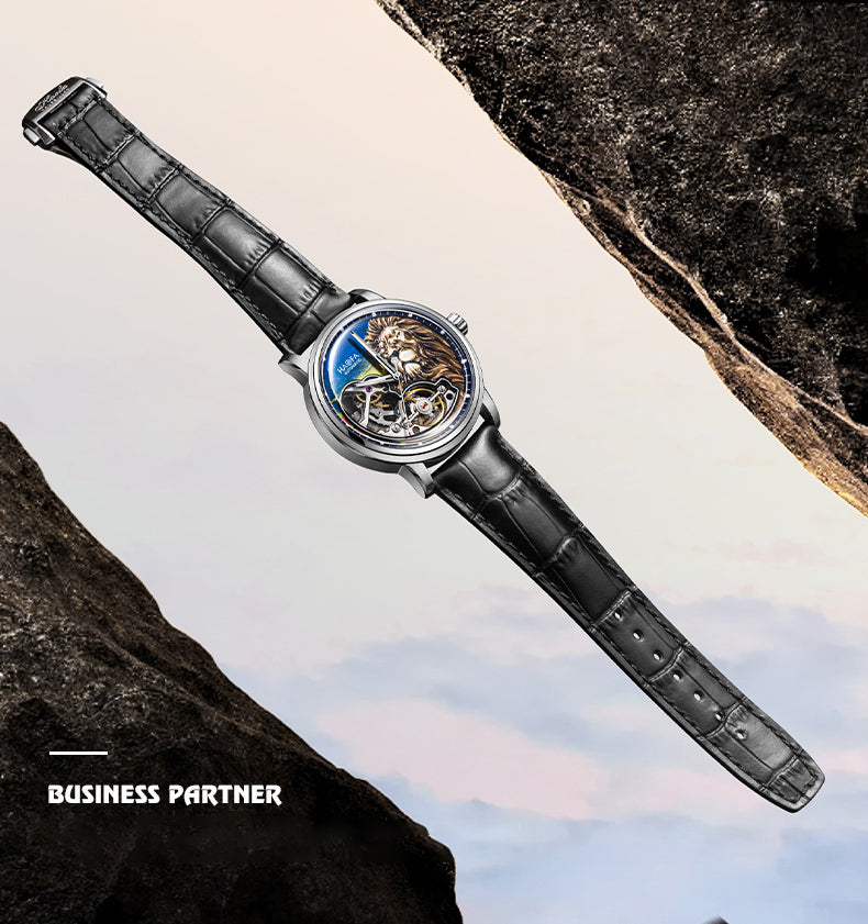 HAOFA 3D Lion Automatic Super Sapphire Watch 2265