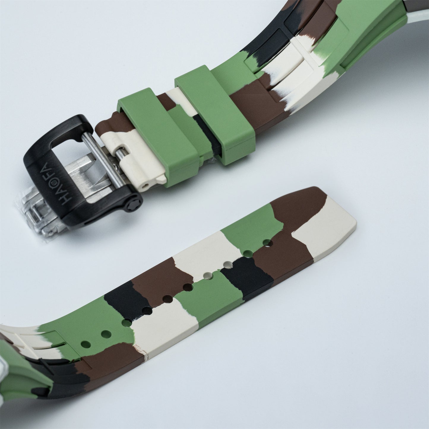 HAOFA Automatic Tourbillon Movement Free-sprung Balance 1901-1 Double Spring carbon fiber bezel Titanium magnesium