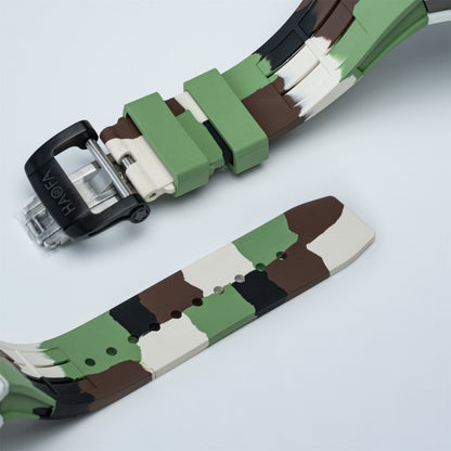 HAOFA Automatic Tourbillon Movement Free-sprung Balance 1901-1 Double Spring carbon fiber bezel Titanium magnesium