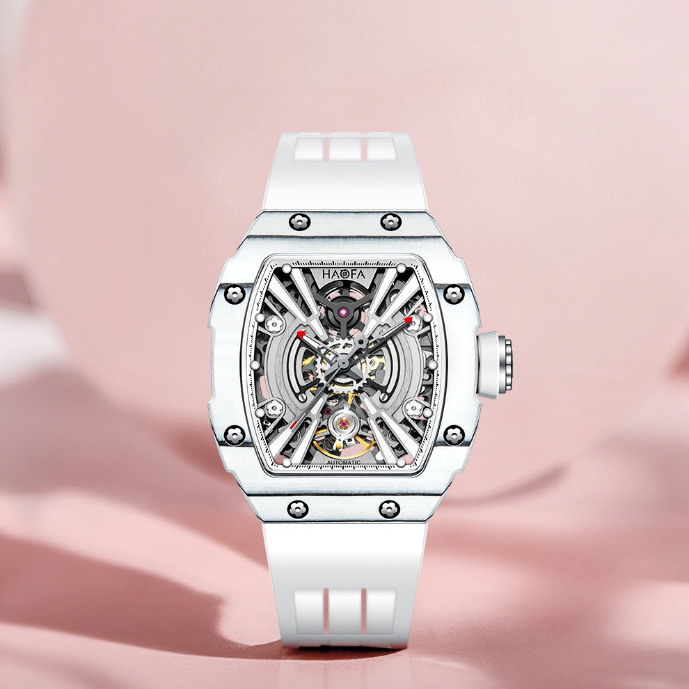 HAOFA Middle Size (37.5*43)  carbon fiber Automatic wristwatches 1906L