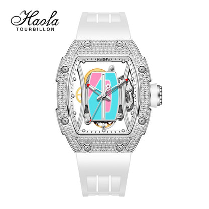 HAOFA Model 1991-1 Diamond Bezel Middle Size Automatic Watch