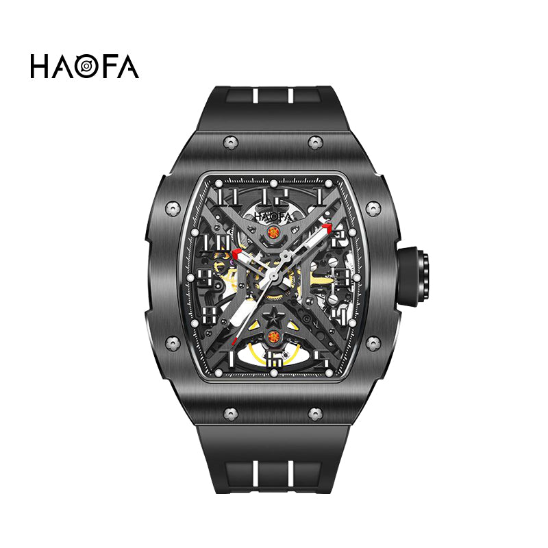 HAOFA 316L Stainless Steel Automatic Watch 80 Hours Power 1980