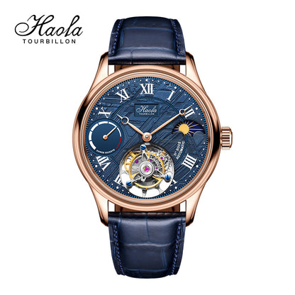 Haofa 8002 72H Sun And Moon Flying Tourbillon Automatic Watch