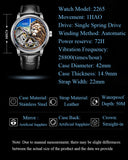 HAOFA 3D Lion Automatic Super Sapphire Watch 2265
