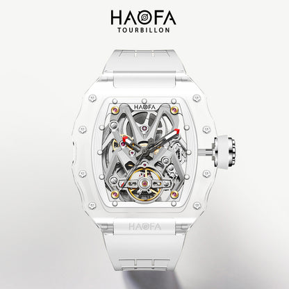 HAOFA 2209 Spider Design Dial K9 Crystal Tonneau Mechanical Watch