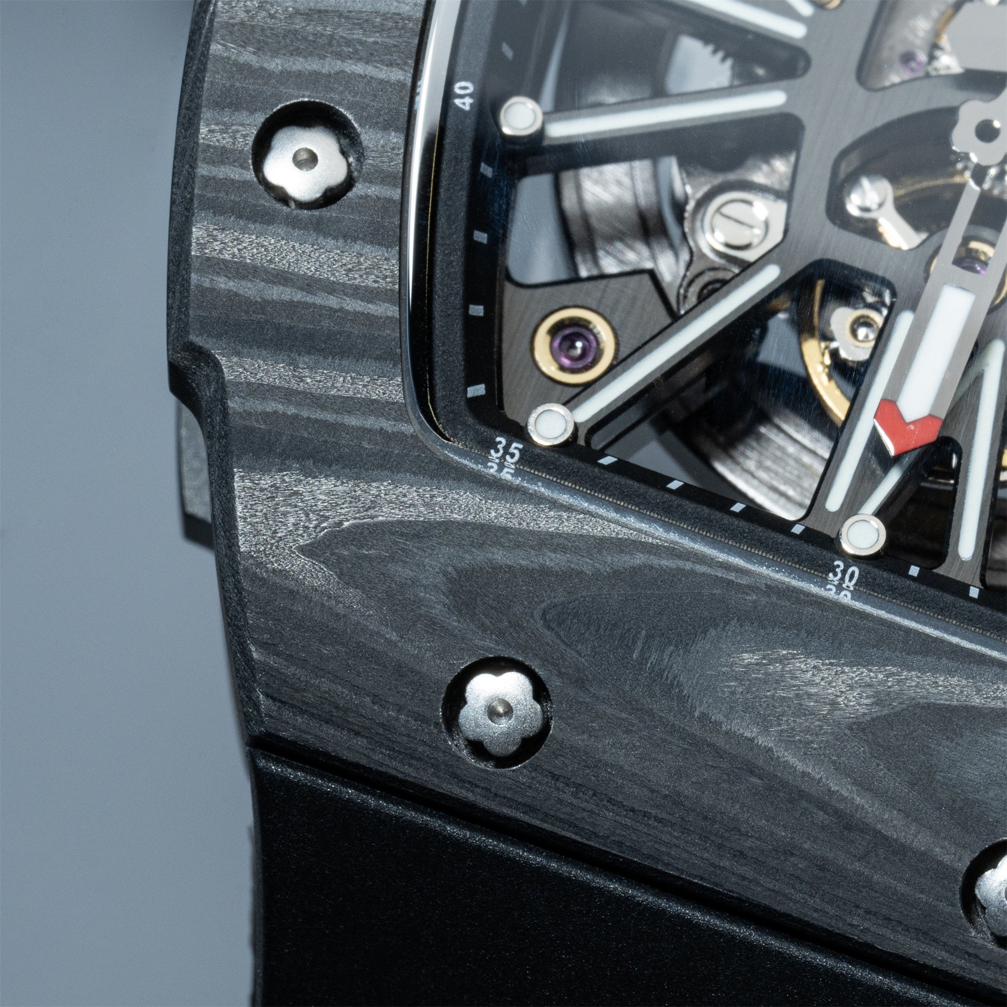 Haofa 1976 Roman Numerals Skeleton Dial Carbon Fiber Automatic