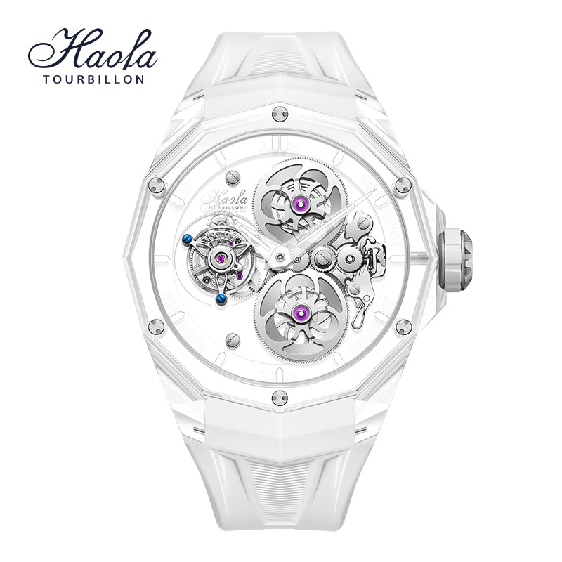 Haofa 2388 All Sapphire Case Mystery Tourbillon Manual Winding Watch