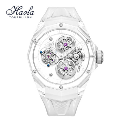 Haofa 2388 All Sapphire Case Mystery Tourbillon Manual Winding Watch