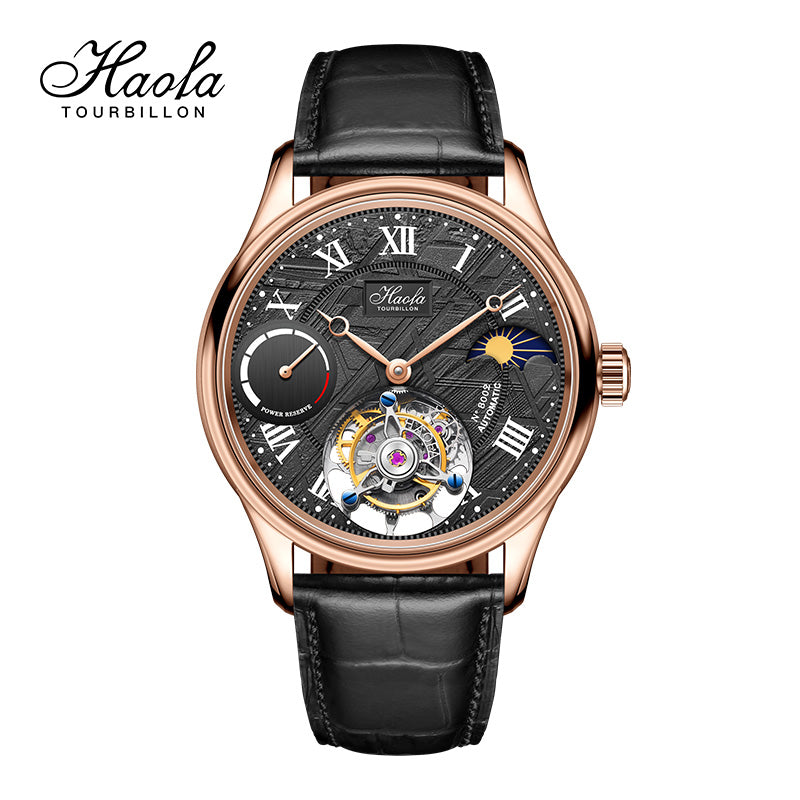 Haofa 8002 72H Sun And Moon Flying Tourbillon Automatic Watch