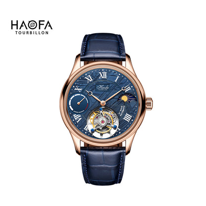 Montre automatique Haofa 8002 72H Sun And Moon Flying Tourbillon