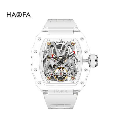 HAOFA 2209 Spider Design Dial K9 Crystal Tonneau Mechanical Watch