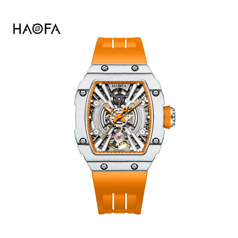 HAOFA Middle Size (37.5*43)  carbon fiber Automatic wristwatches 1906L