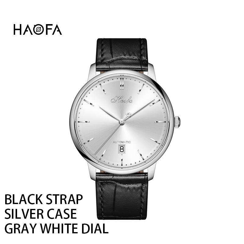 Haofa Automatic Movement Ultra-thin Calendar Watch 1606