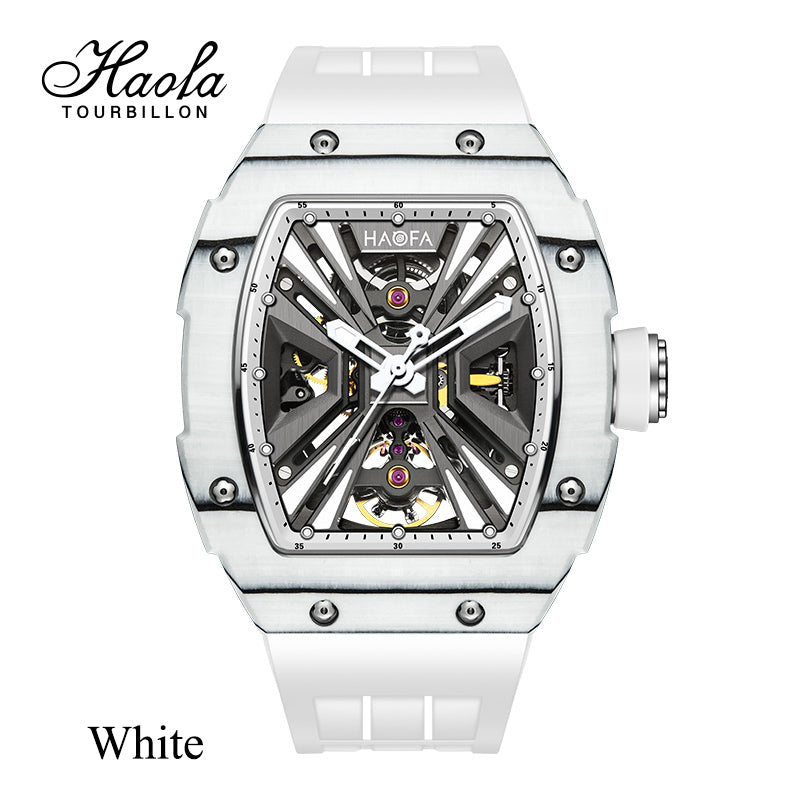 HAOFA Model 1929 Carbon Fiber Bezel 80 hours Power Automatic Movement watches