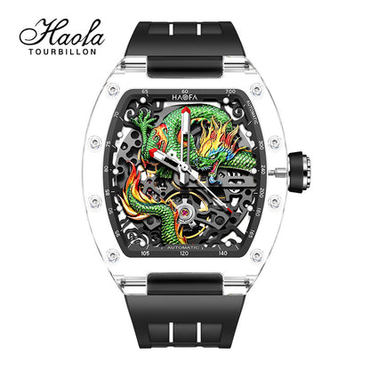 HAOFA 3D Dragon Crystal Automatic Watch 2321