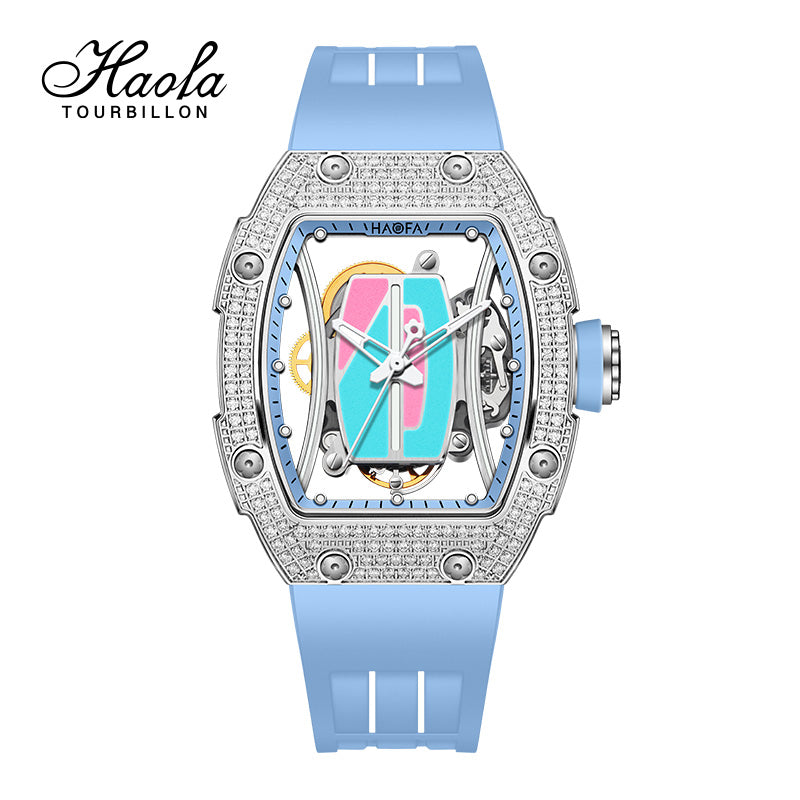 HAOFA Model 1991-1 Diamond Bezel Middle Size Automatic Watch