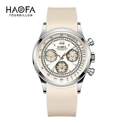 Haofa 2371 Dopamine Color Chronograph Watch Tachymeter Automatic Movement WristWatch