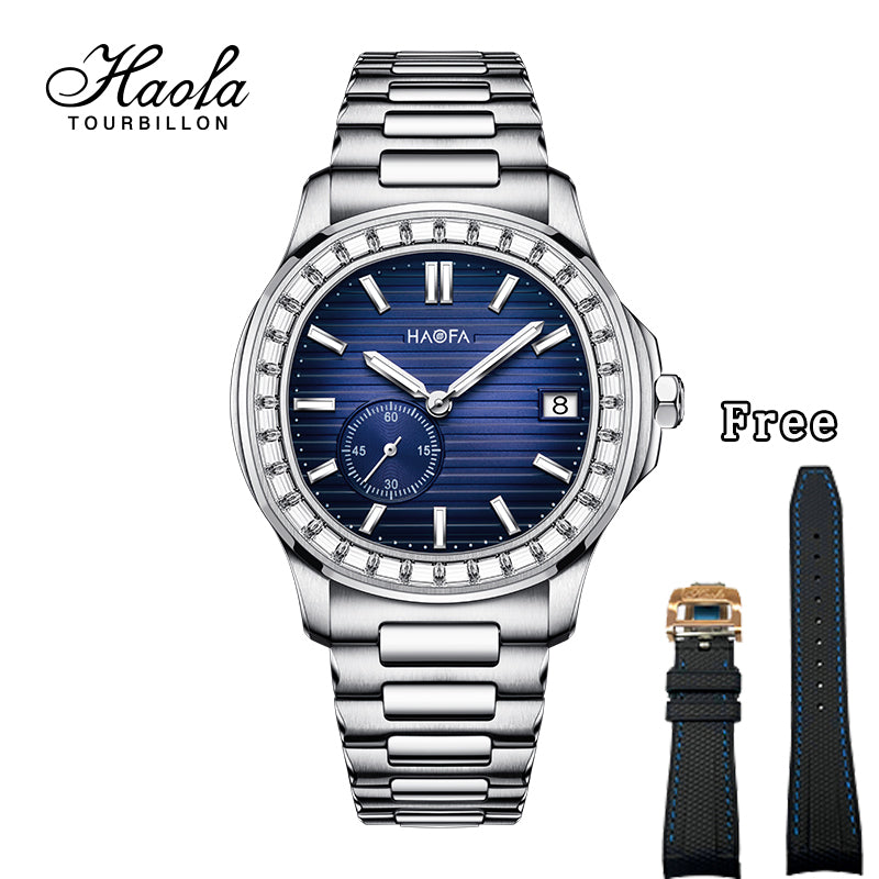 HAOFA Automatic Micro Rotor Diamond Bezel Watch Model 2290