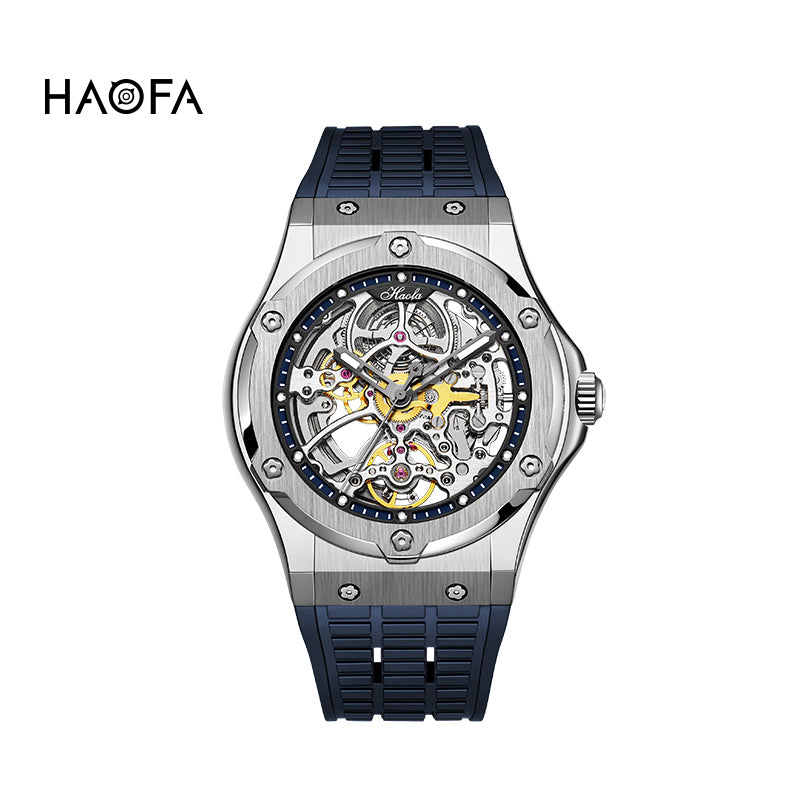 HAOFA Skeleton Watches 80 Hours Power reserve 1913