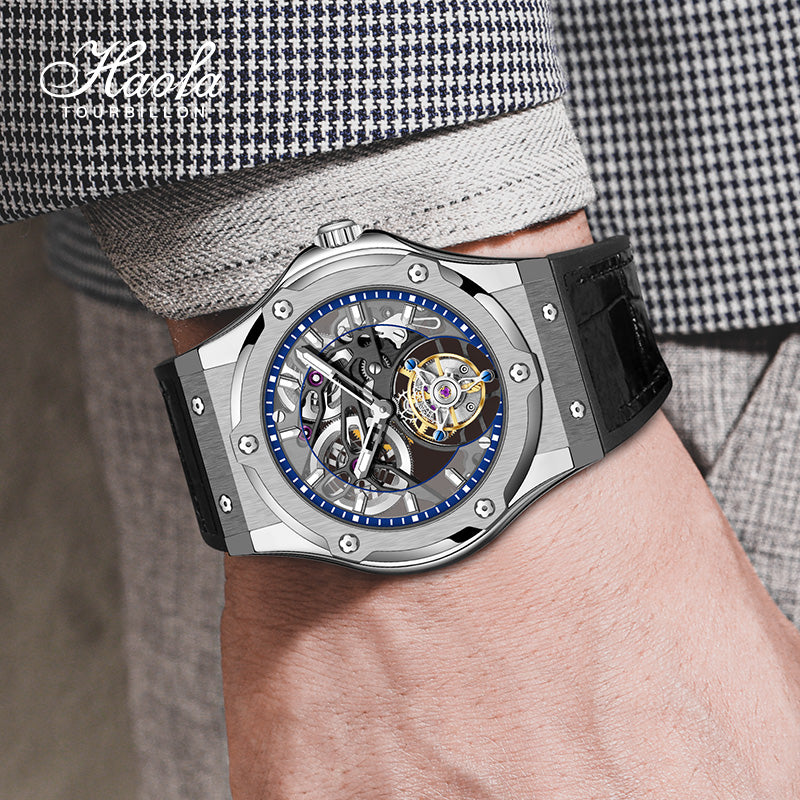 Haofa 1916 Double Barrel Tourbillon Watch