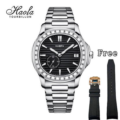 HAOFA Automatic Micro Rotor Diamond Bezel Watch Model 2290