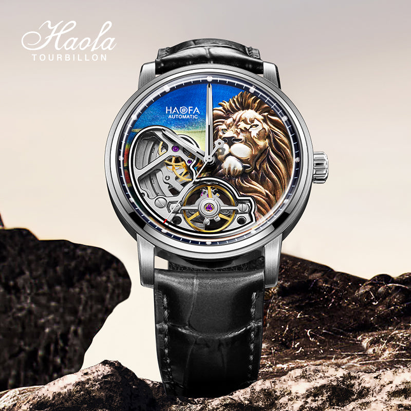 HAOFA 3D Lion Automatic Super Sapphire Watch 2265