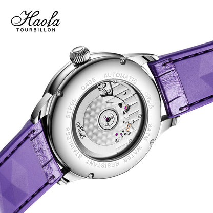 Haofa 2318 Model 3D Earth Rotating Mineral Crystal Watches