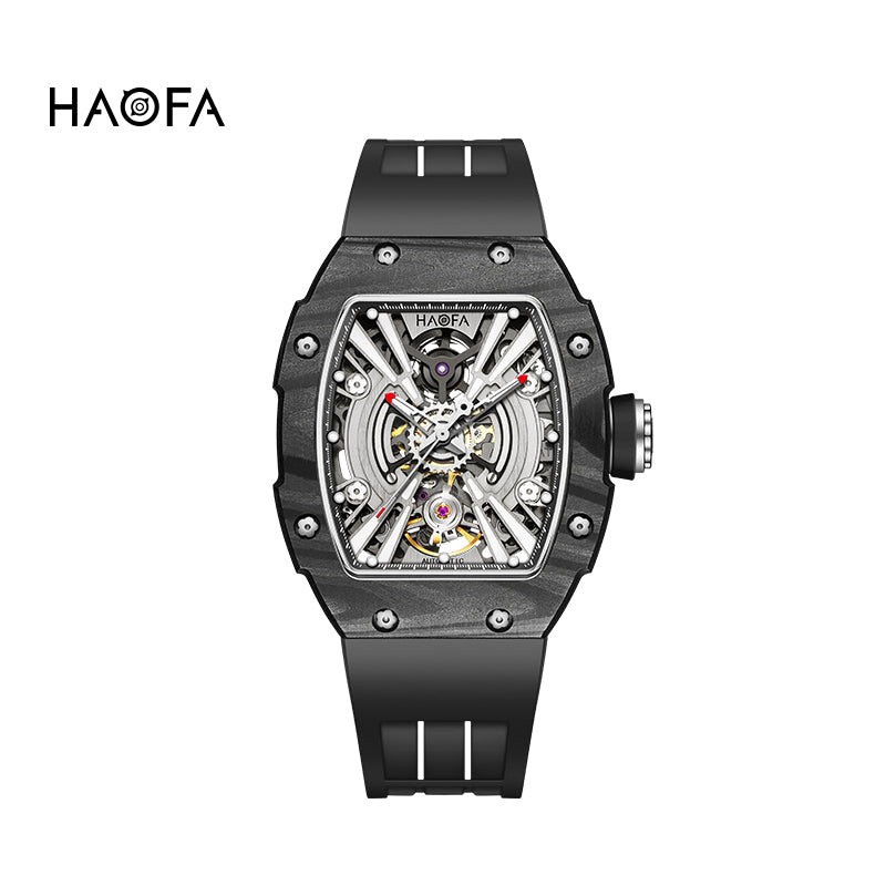 HAOFA Middle Size (37.5*43)  carbon fiber Automatic wristwatches 1906L