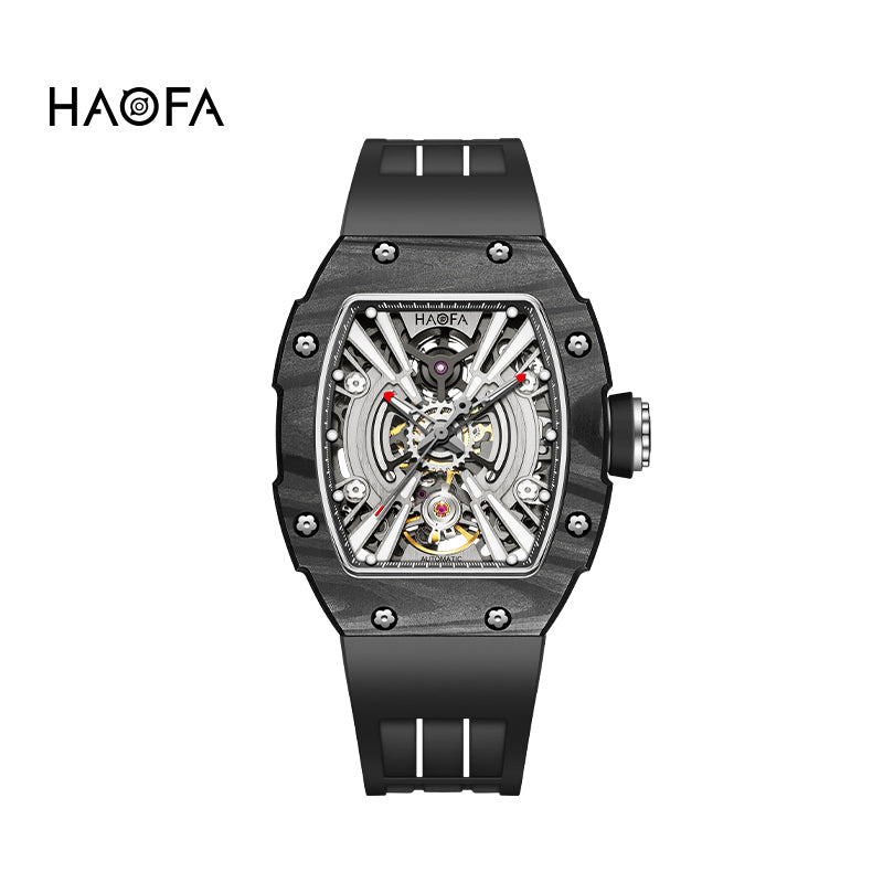 HAOFA Middle Size (37.5*43)  carbon fiber Automatic wristwatches 1906L