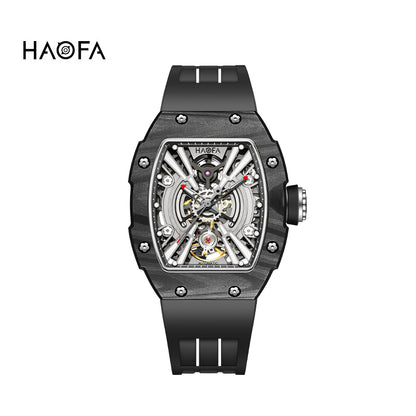 HAOFA Middle Size (37.5*43)  carbon fiber Automatic wristwatches 1906L