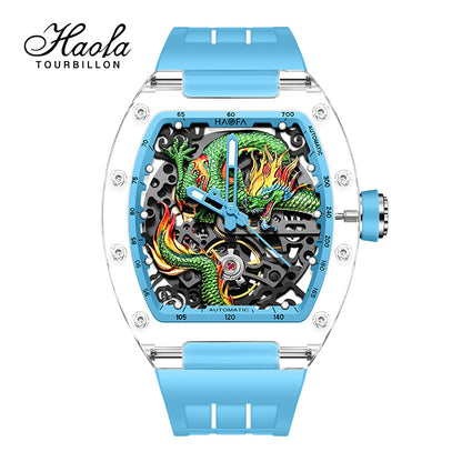 HAOFA 3D Dragon Crystal Automatic Watch 2321