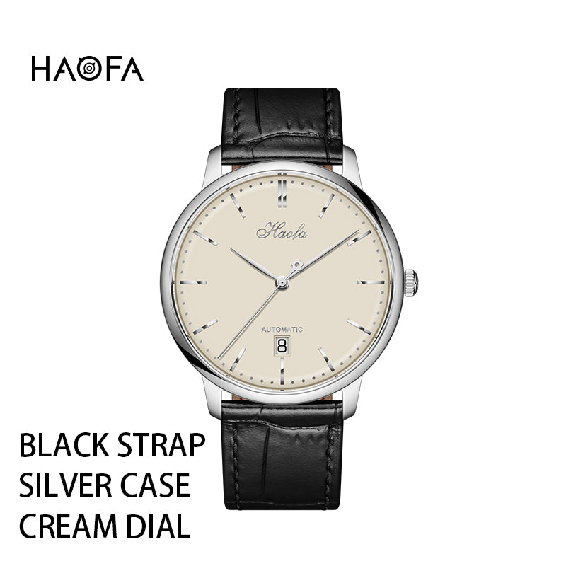 Haofa Automatic Movement Ultra-thin Calendar Watch 1606
