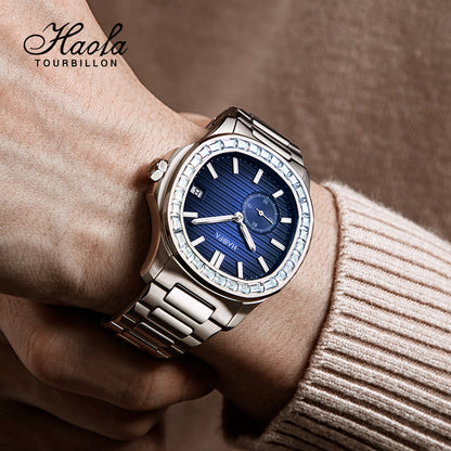 HAOFA Automatic Micro Rotor Diamond Bezel Watch Model 2290