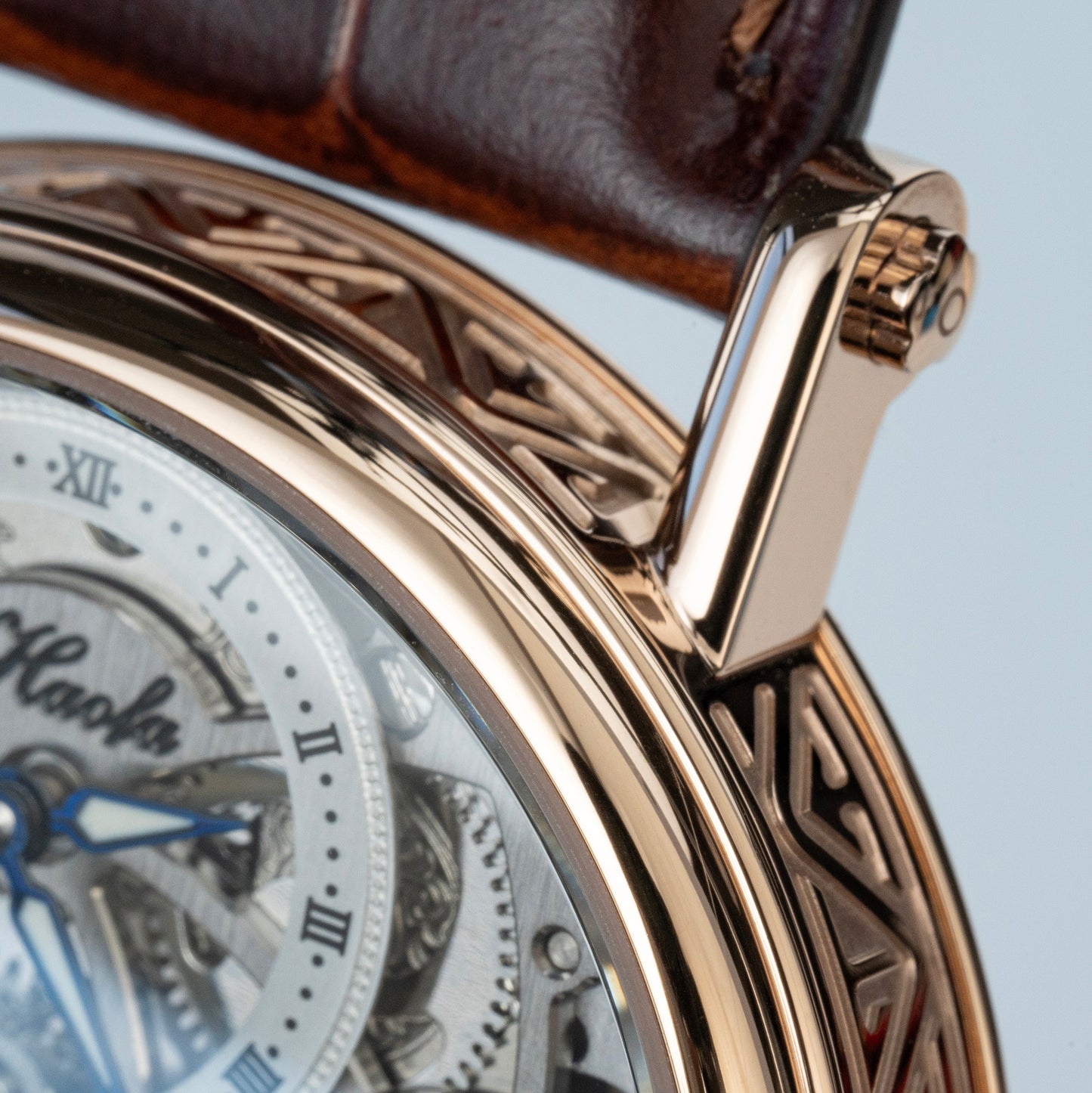 Haofa 1601 Skeleton GMT CNC Engraving Tourbillon 28800