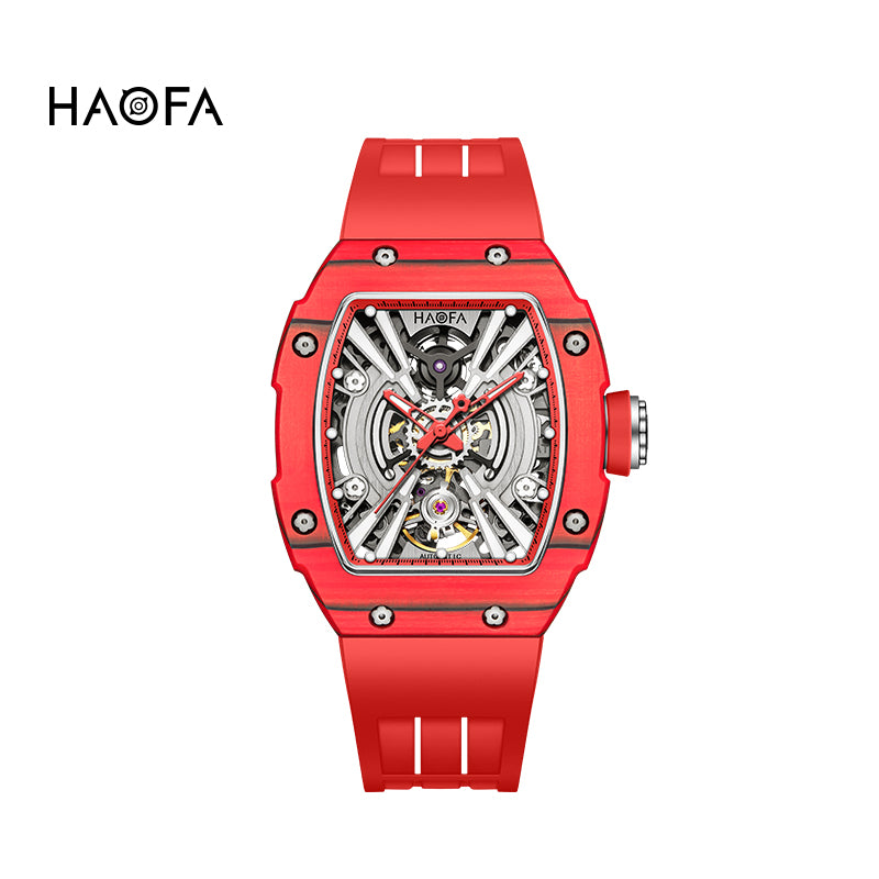 HAOFA Middle Size (37.5*43)  carbon fiber Automatic wristwatches 1906L