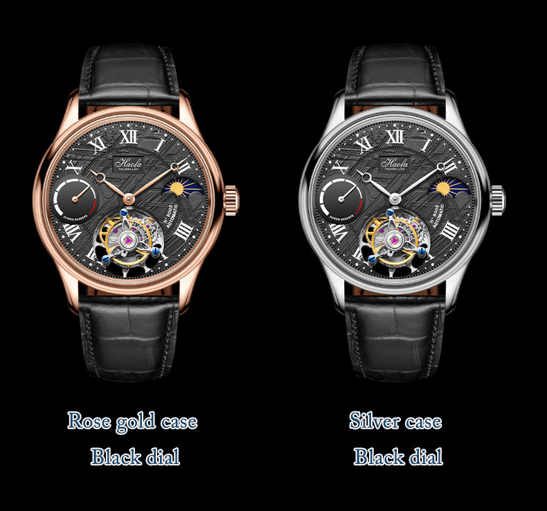 Haofa 8002 72H Sun And Moon Flying Tourbillon Automatic Watch