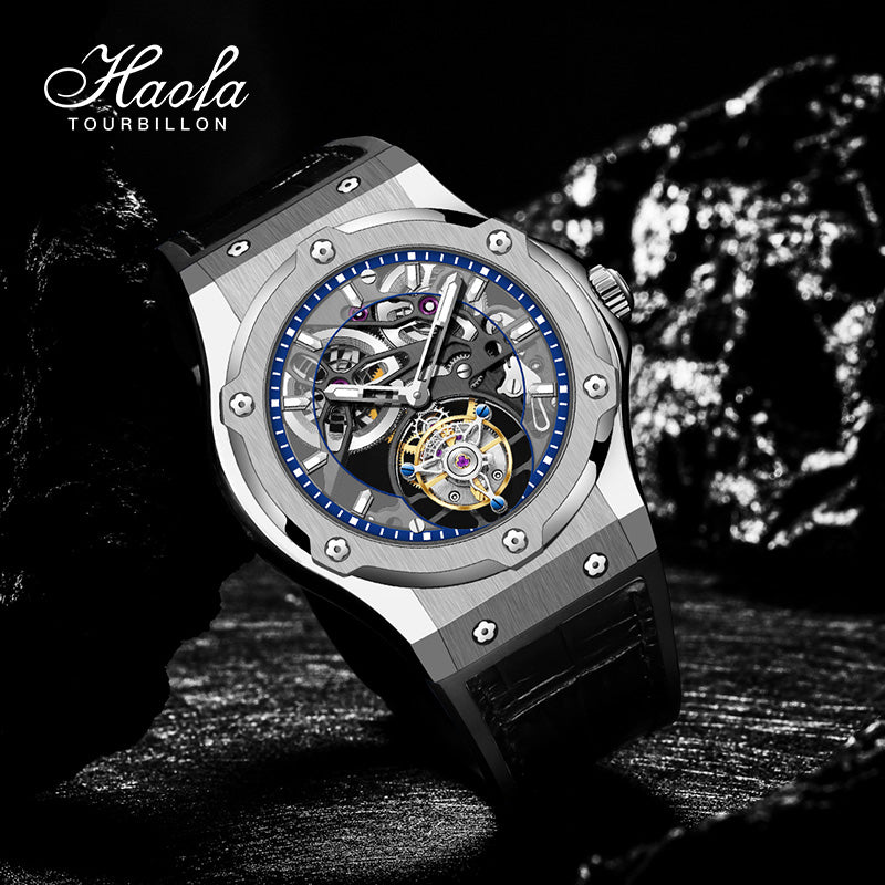 Haofa 1916 Double Barrel Tourbillon Watch