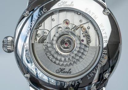 Haofa 2318 Model 3D Earth Rotating Mineral High-domed Crystal Watches