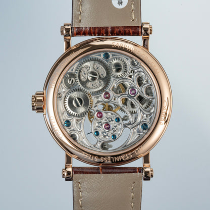 Haofa 1601 Skeleton GMT CNC Engraving Tourbillon 28800