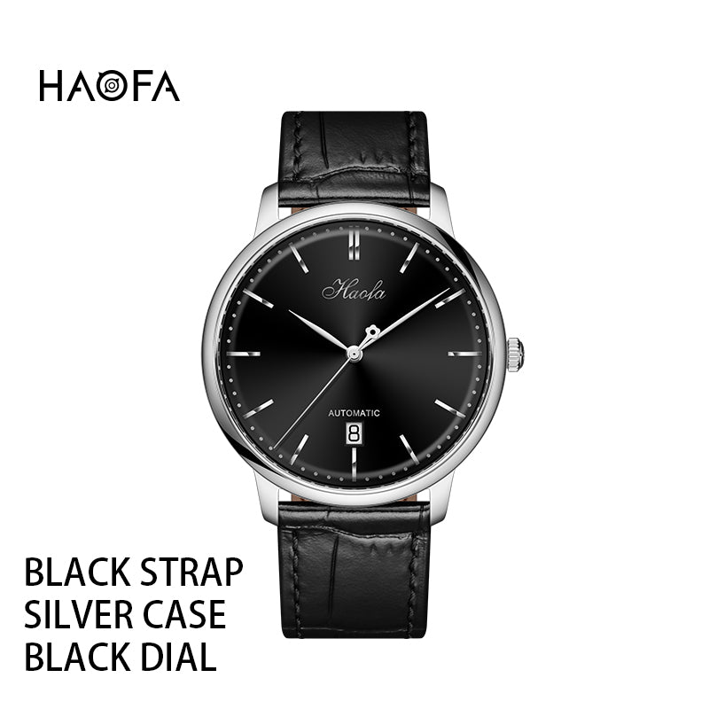 Haofa Automatic Movement Ultra-thin Calendar Watch 1606