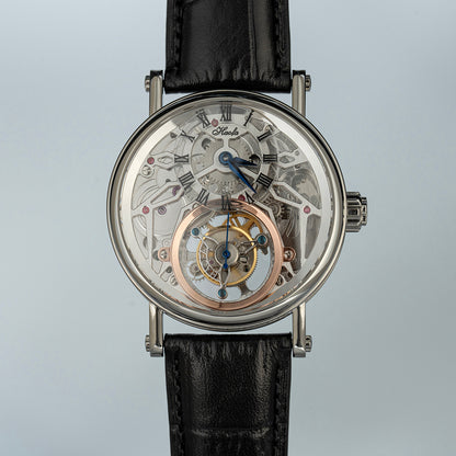 Haofa 1602 Flying Tourbillon CNC ENGRAVING Dial Skeleton Watch