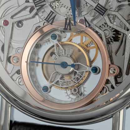 Haofa 1602 Flying Tourbillon CNC ENGRAVING Dial Skeleton Watch