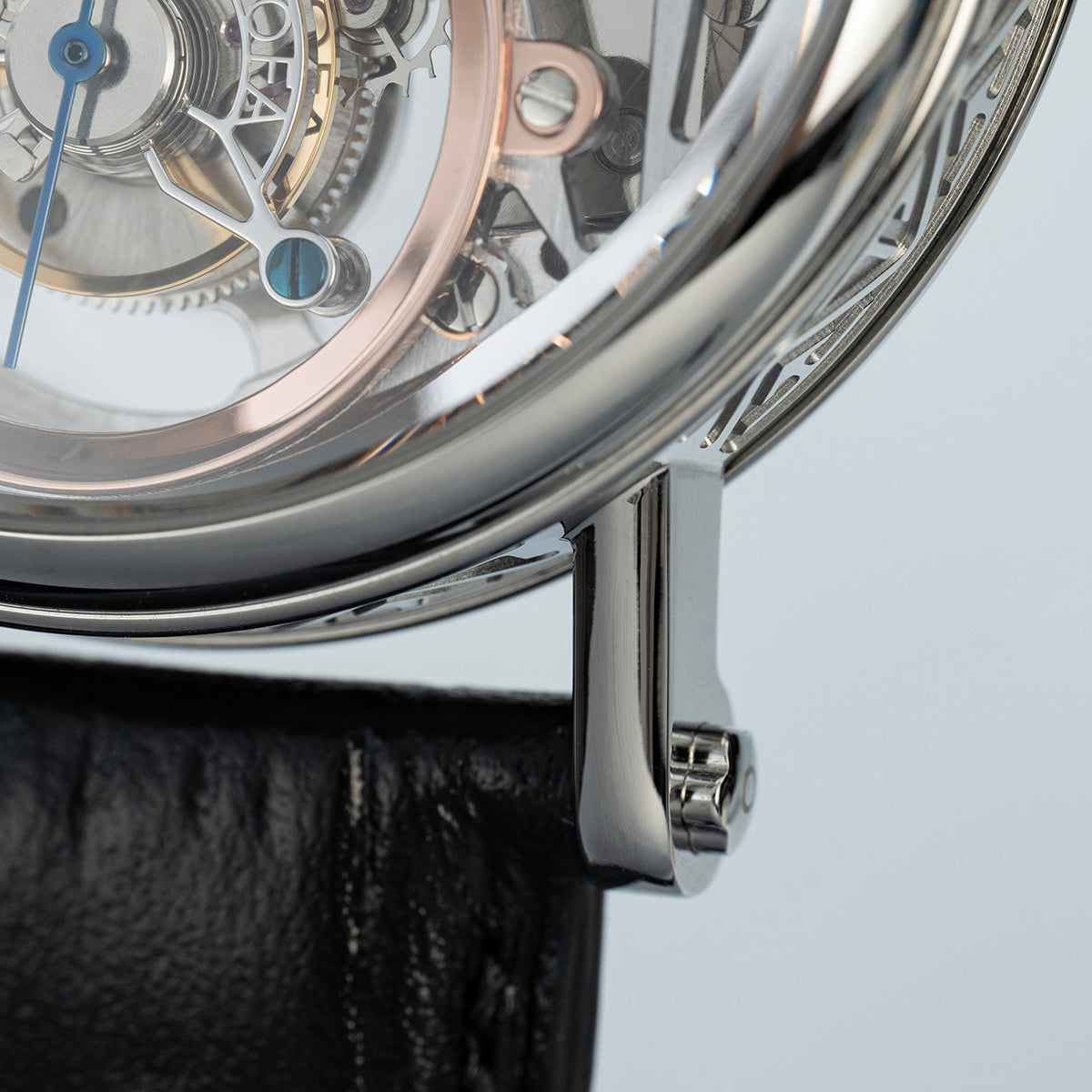 Haofa 1602 Flying Tourbillon CNC ENGRAVING Dial Skeleton Watch