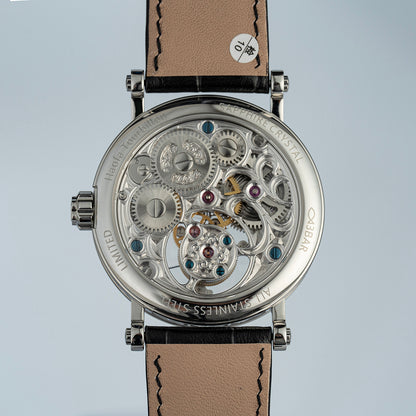 Haofa 1602 Flying Tourbillon CNC ENGRAVING Dial Skeleton Watch