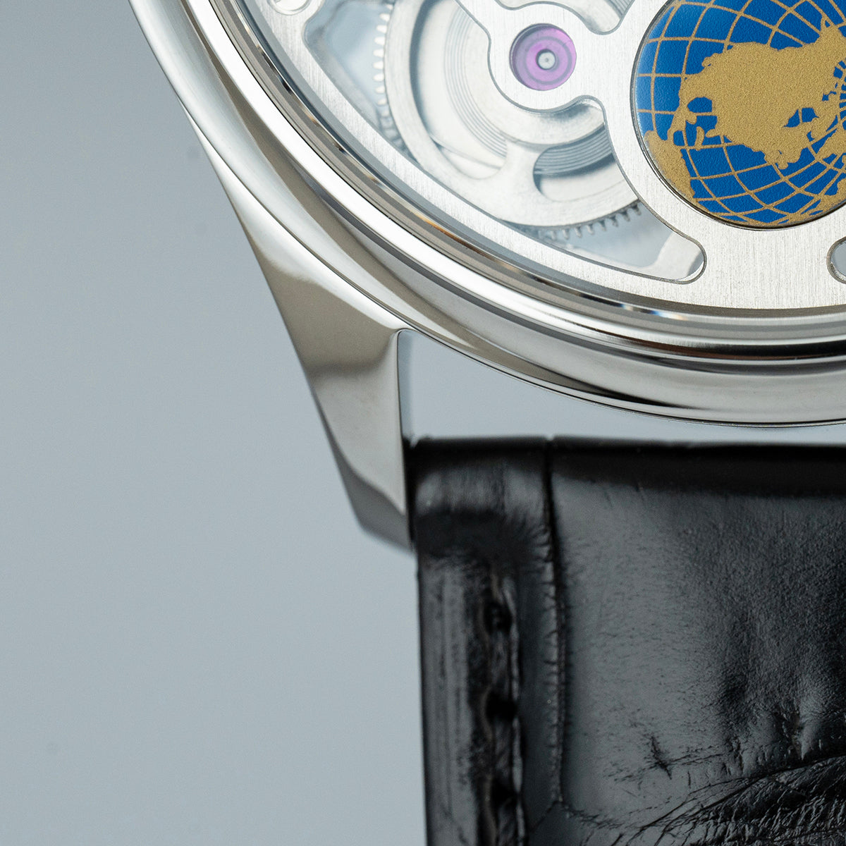 Haofa 1037 Center Tourbillon Watch Four Spring Drive Manual Tourbillon 120H Power Reserve Watches