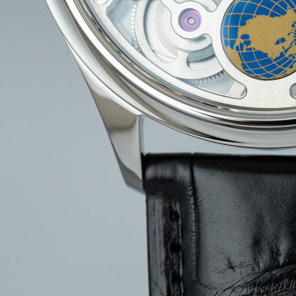 Haofa 1037 Center Tourbillon Watch Four Spring Drive Manual Tourbillon 120H Power Reserve Watches