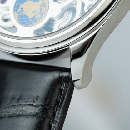 Haofa 1037 Center Tourbillon Watch Four Spring Drive Manual Tourbillon 120H Power Reserve Watches
