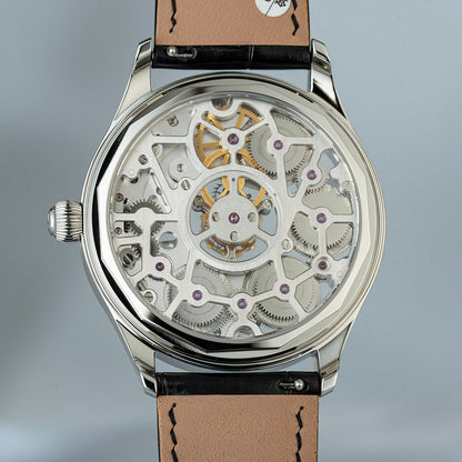 Haofa 1037 Center Tourbillon Watch Four Spring Drive Manual Tourbillon 120H Power Reserve Watches